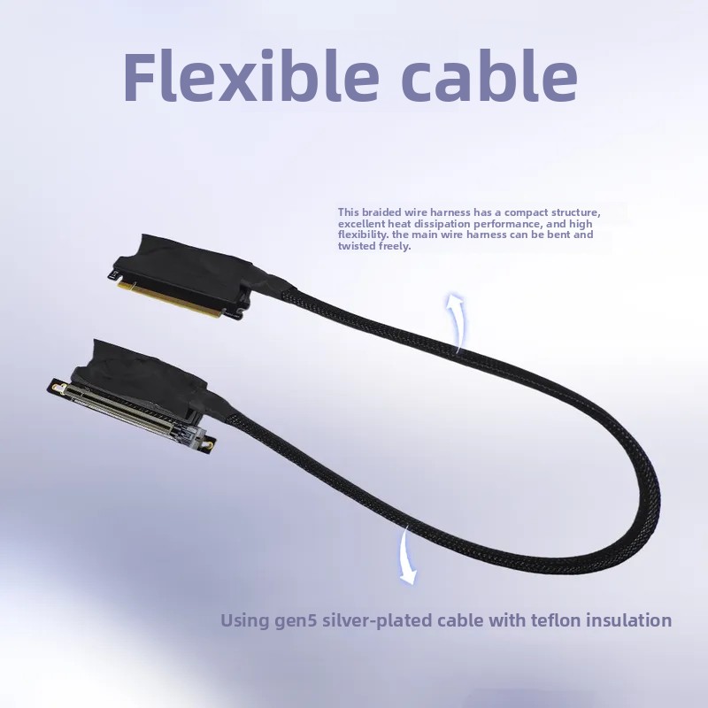 Cabo de extensão para placa de - Pcie 5.0 Gpu Riser Cable avaliação e preço