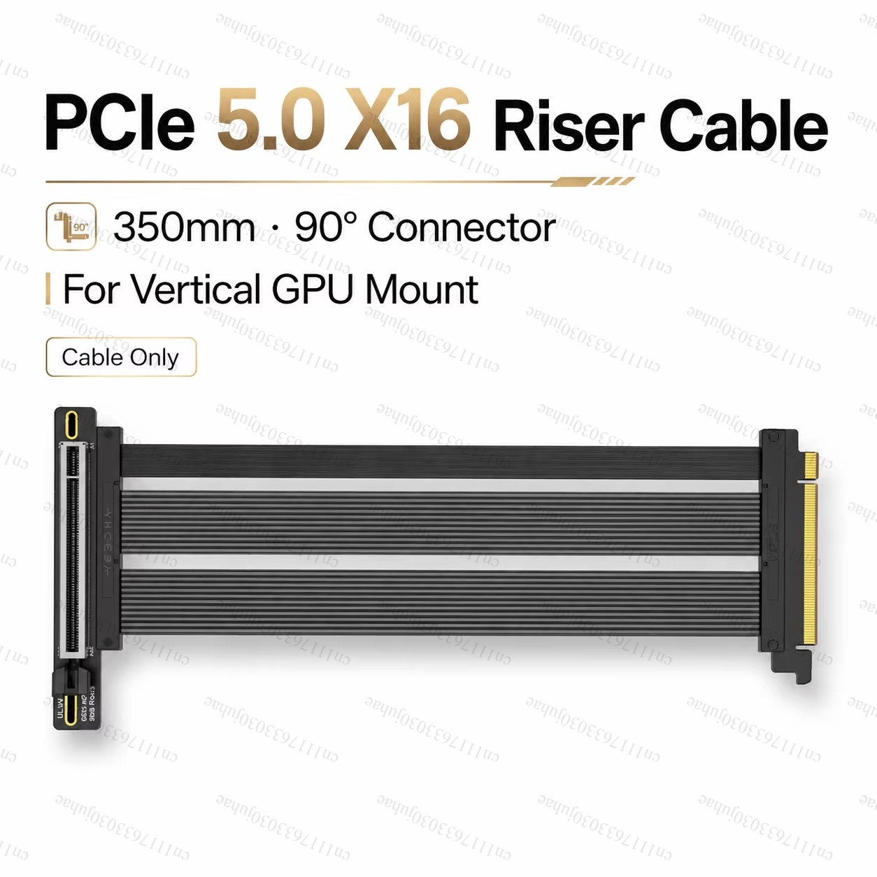 Cabo Riser PCIe 5.0 X16 350mm  - Pcie 5.0 Gpu Riser Cable avaliação e preço