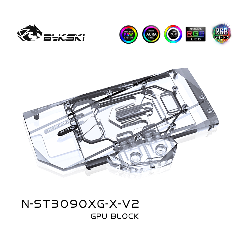 Bykski-Bloco de água de cobre  - Rtx 4090 Water Block avaliação e preço